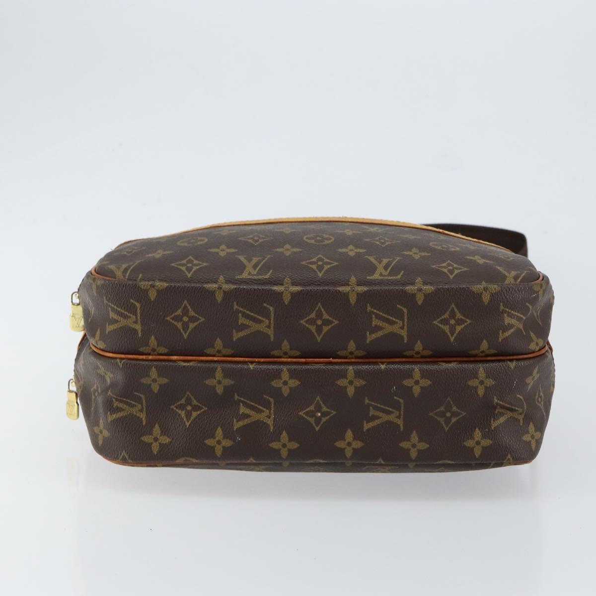 LOUIS VUITTON Monogram Reporter PM Shoulder Bag M45254 LV Auth BA7406