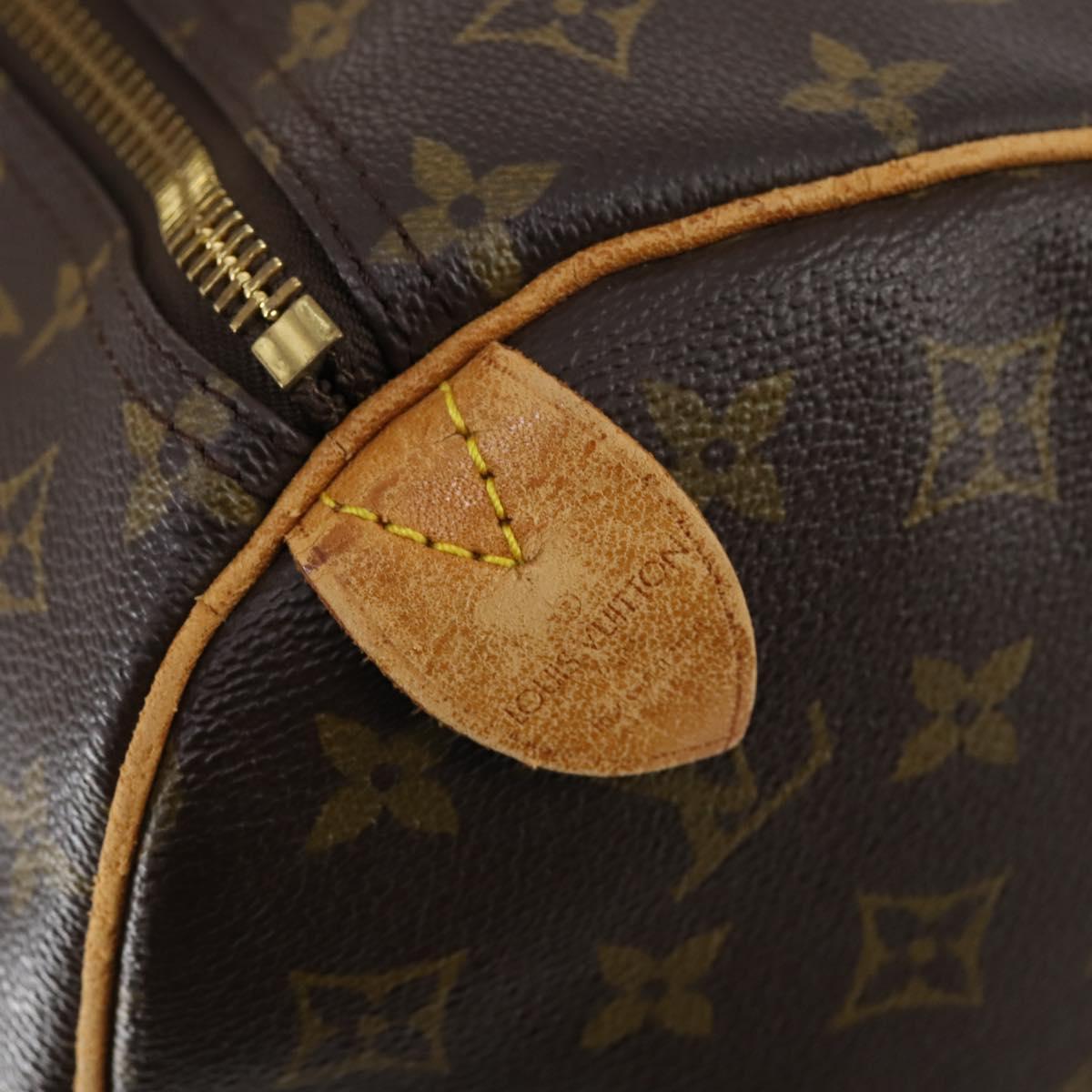 LOUIS VUITTON Monogram Keepall 60 Boston Bag M41422 LV Auth BA7410