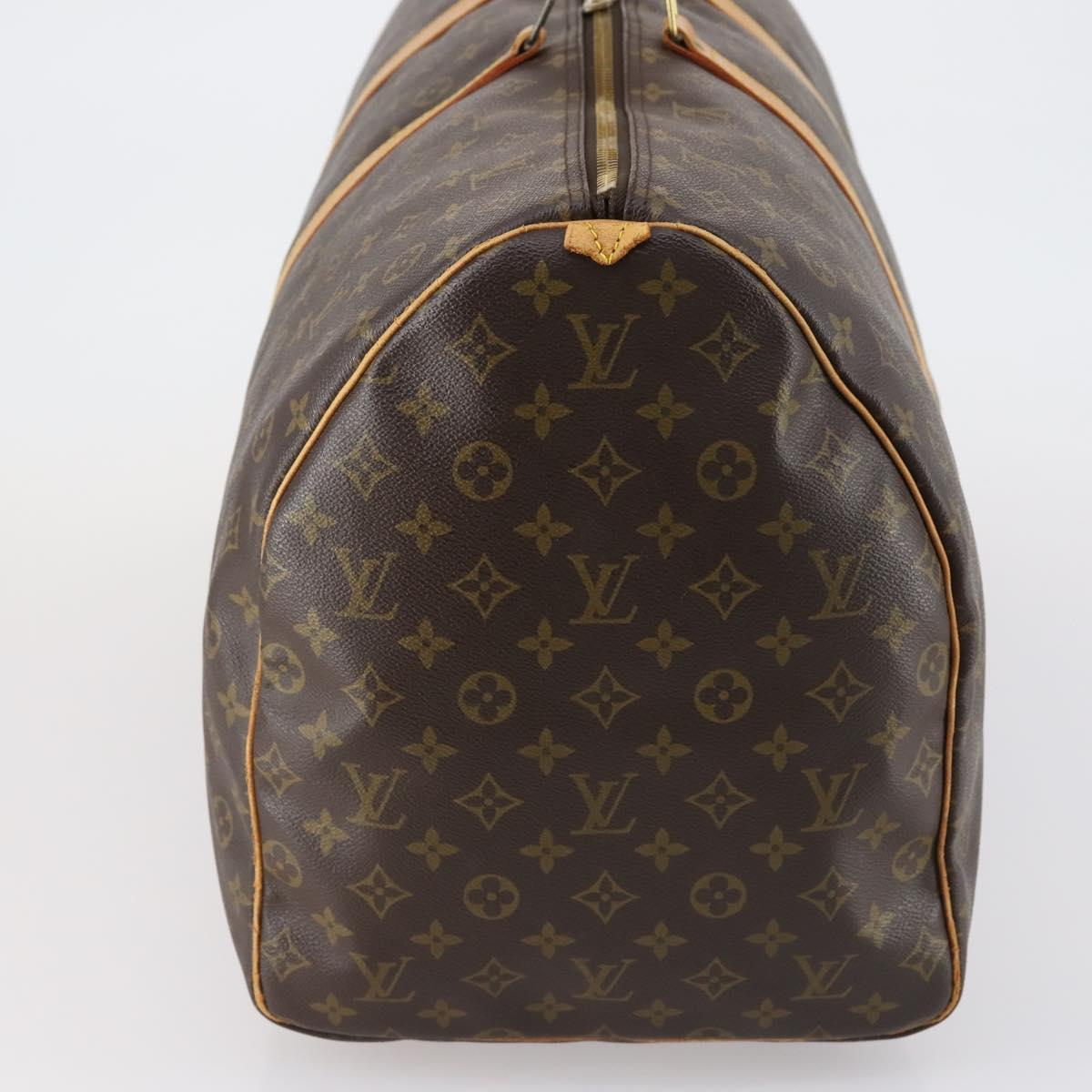 LOUIS VUITTON Monogram Keepall 60 Boston Bag M41422 LV Auth BA7410