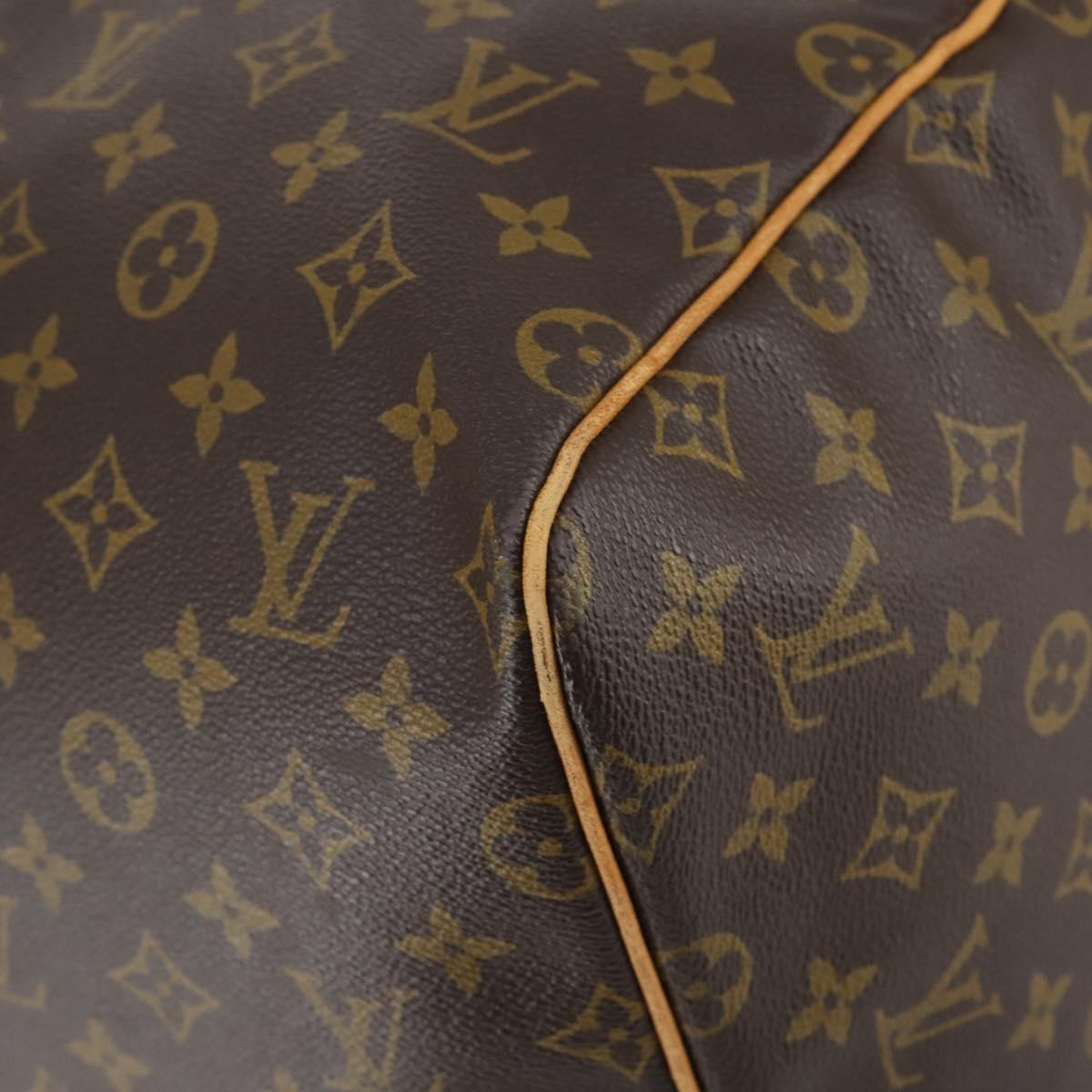 LOUIS VUITTON Monogram Keepall 55 Boston Bag M41424 LV Auth BA7412
