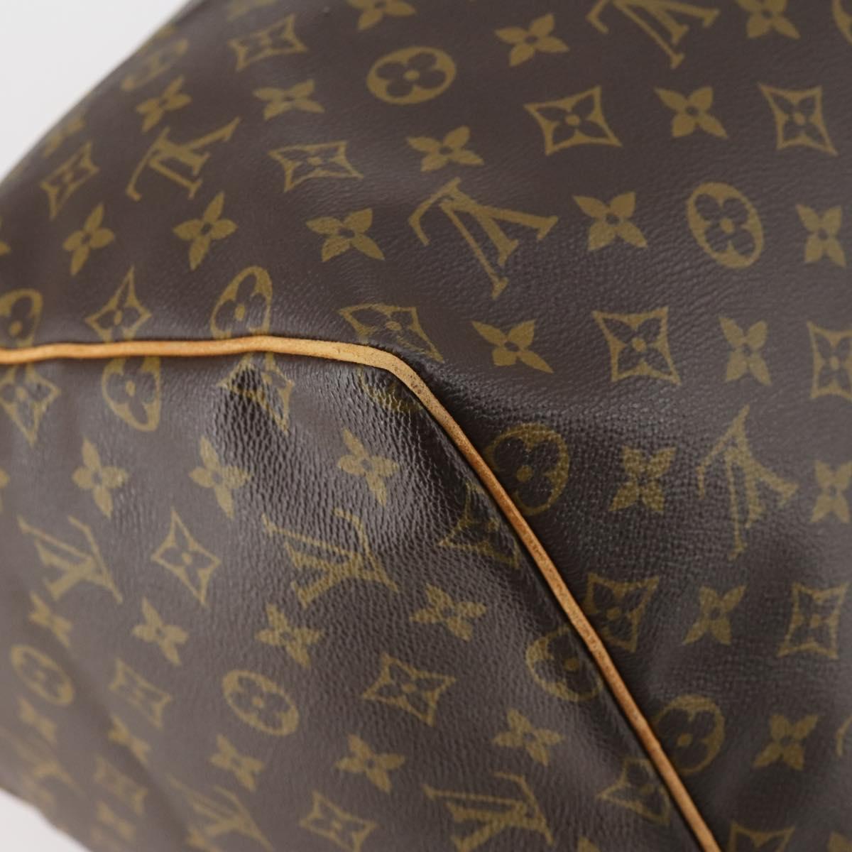 LOUIS VUITTON Monogram Keepall 55 Boston Bag M41424 LV Auth BA7412