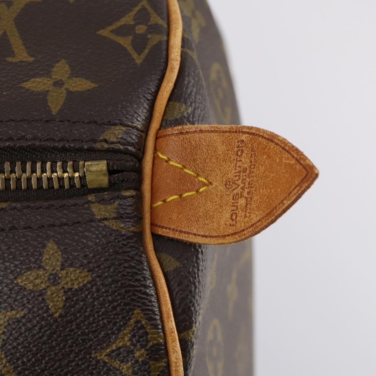 LOUIS VUITTON Monogram Keepall 55 Boston Bag M41424 LV Auth BA7412