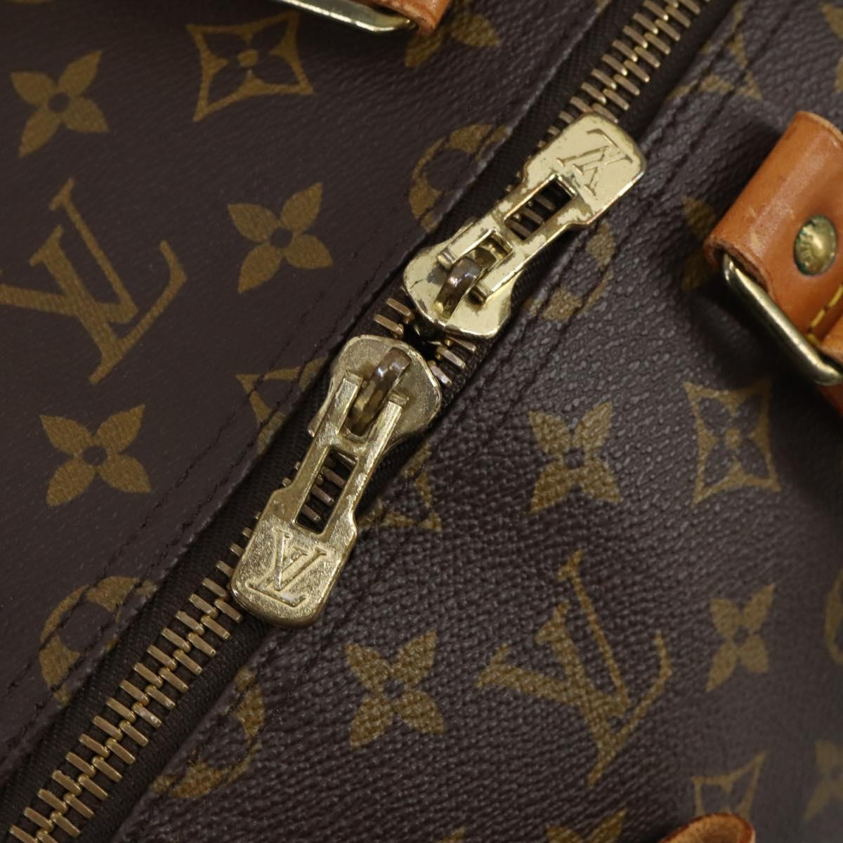 LOUIS VUITTON Monogram Keepall 55 Boston Bag M41424 LV Auth BA7412