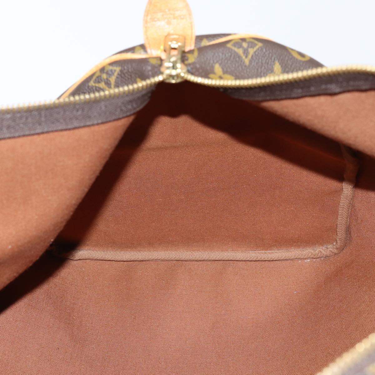 LOUIS VUITTON Monogram Keepall 55 Boston Bag M41424 LV Auth BA7412