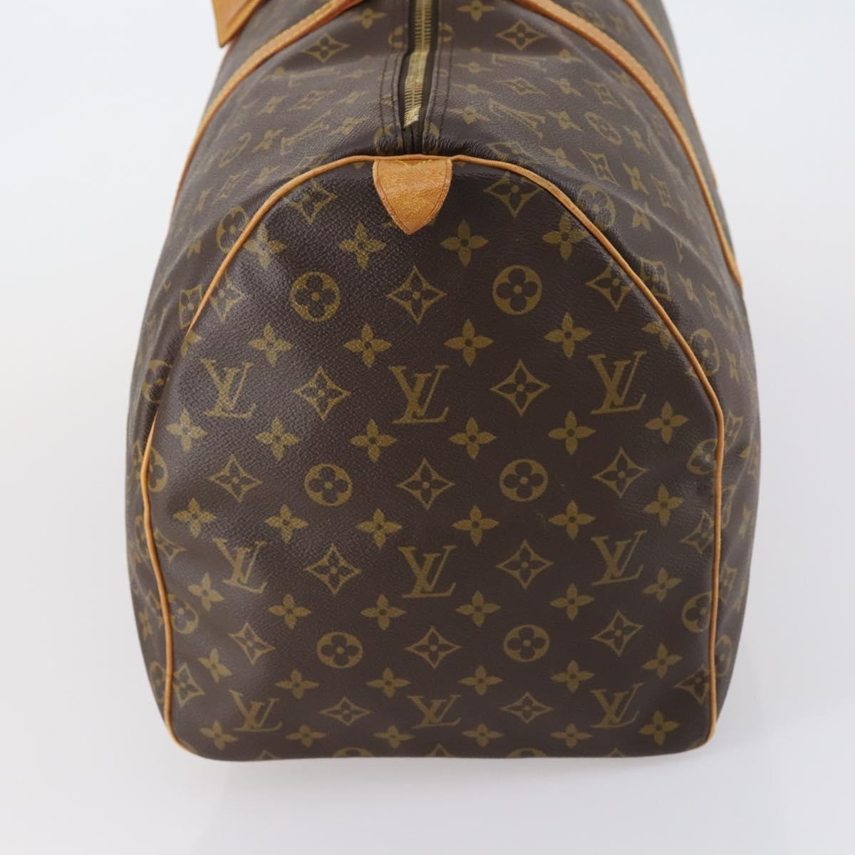 LOUIS VUITTON Monogram Keepall 55 Boston Bag M41424 LV Auth BA7412