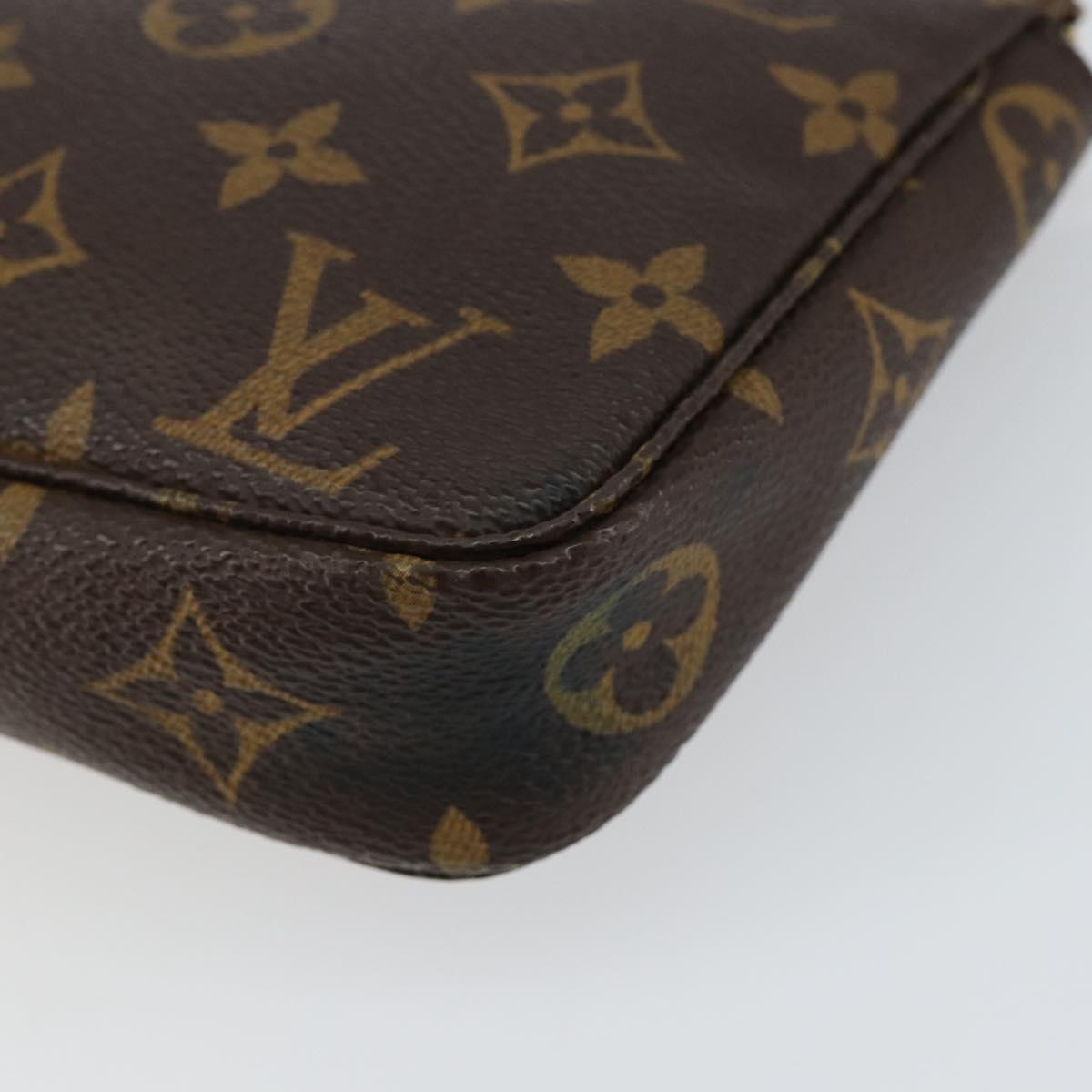 LOUIS VUITTON Monogram Pochette Accessoires Pouch M51980 LV Auth BA7416