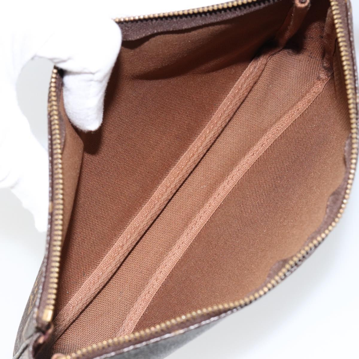 LOUIS VUITTON Monogram Pochette Accessoires Pouch M51980 LV Auth BA7416