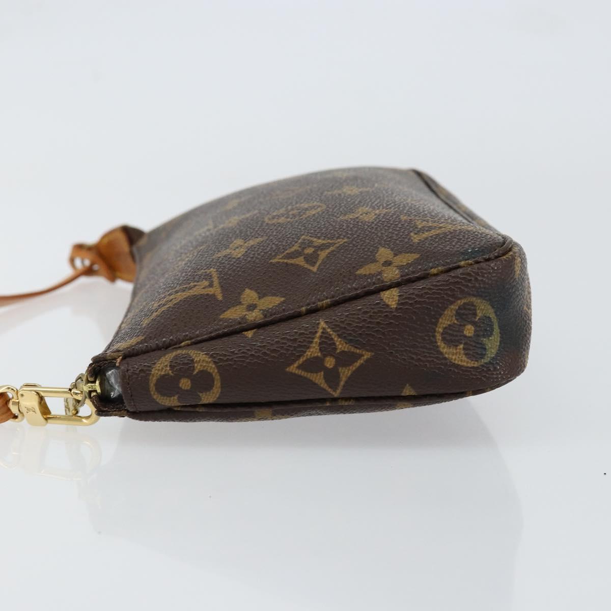 LOUIS VUITTON Monogram Pochette Accessoires Pouch M51980 LV Auth BA7416