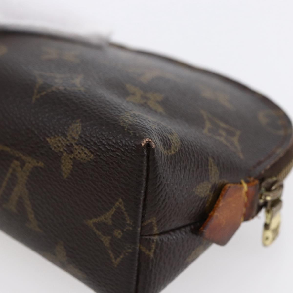 LOUIS VUITTON Monogram Pochette Cosmetic PM Pouch M43998 LV Auth BA7418