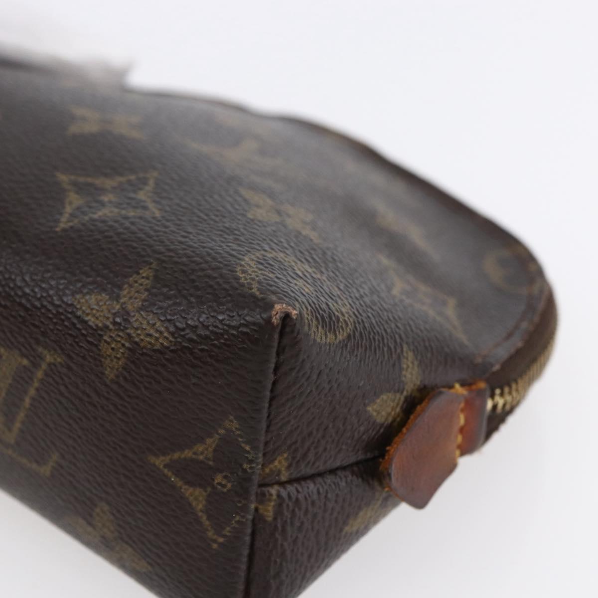LOUIS VUITTON Monogram Pochette Cosmetic PM Pouch M43998 LV Auth BA7418