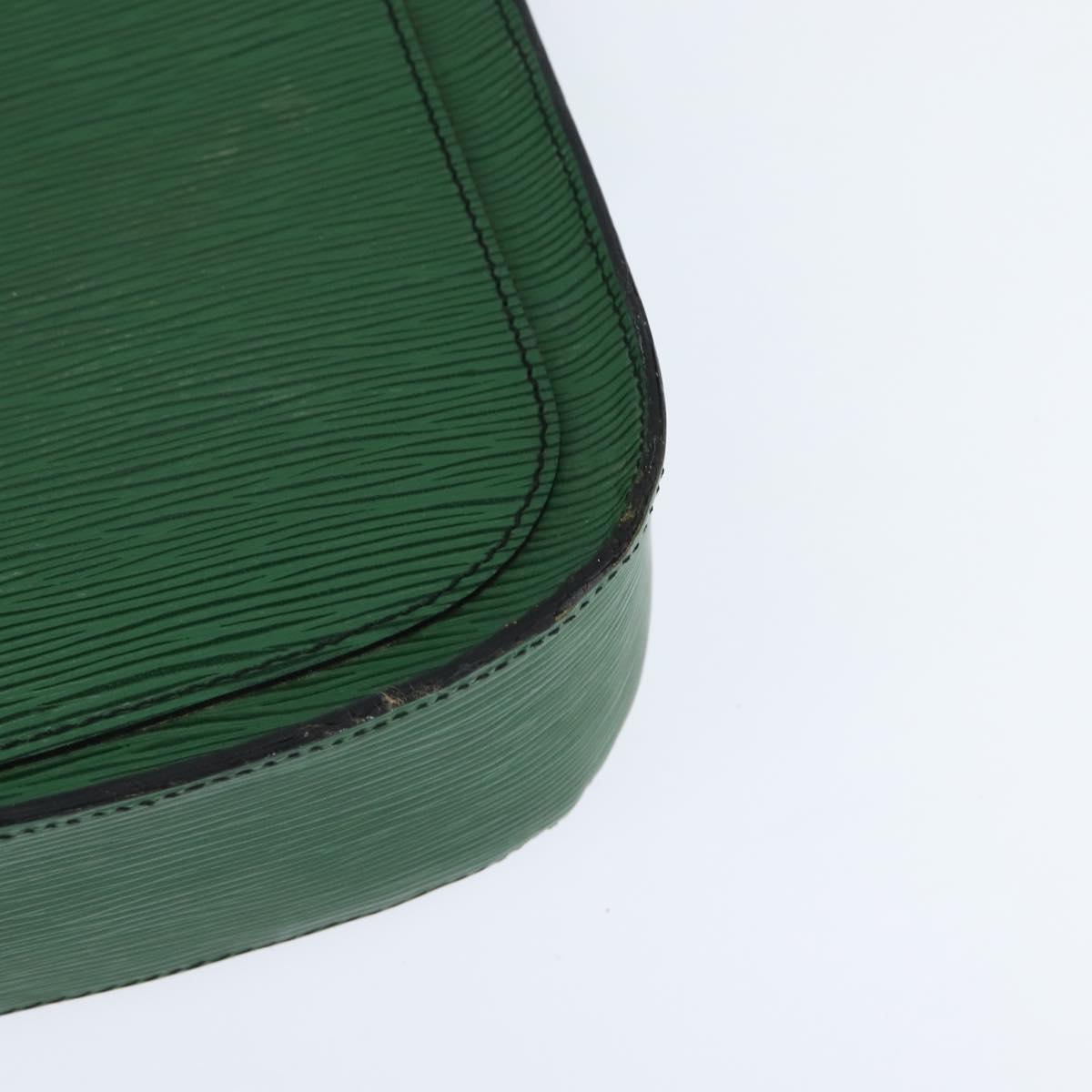LOUIS VUITTON Epi Saint Cloud GM Shoulder Bag Green M52194 LV Auth BA7423