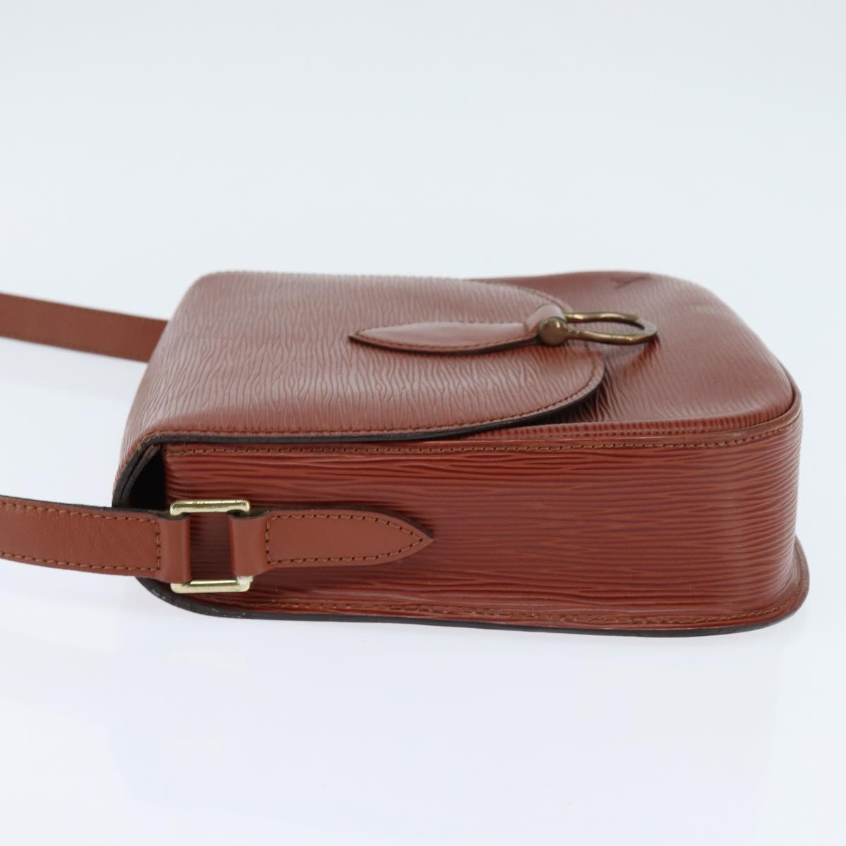 LOUIS VUITTON Epi Saint Cloud GM Shoulder Bag Brown M52193 LV Auth BA7424