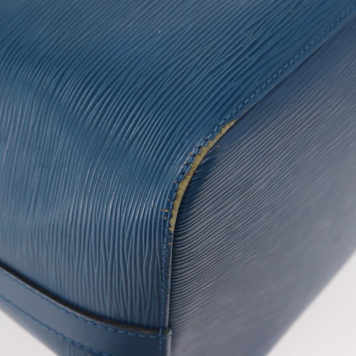 LOUIS VUITTON Epi Petit Noe Shoulder Bag Blue M44105 LV Auth BA7430