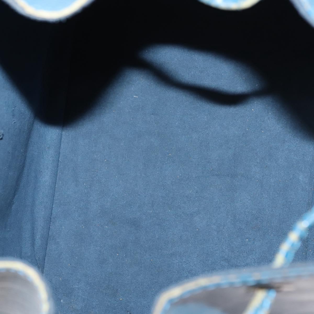 LOUIS VUITTON Epi Petit Noe Shoulder Bag Blue M44105 LV Auth BA7430