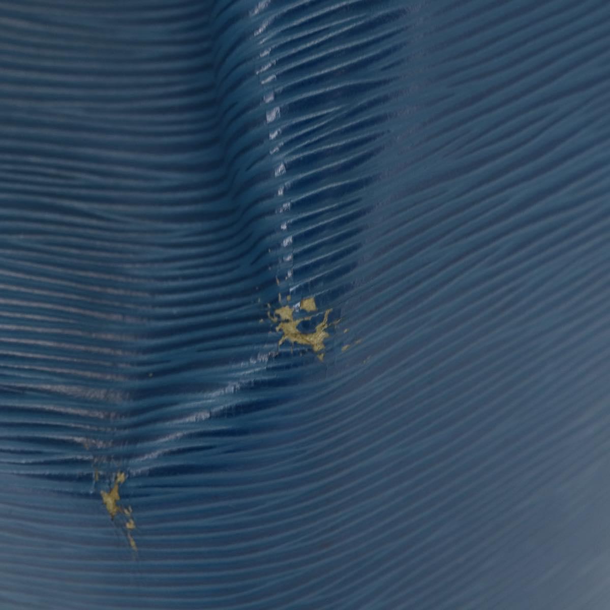 LOUIS VUITTON Epi Petit Noe Shoulder Bag Blue M44105 LV Auth BA7430