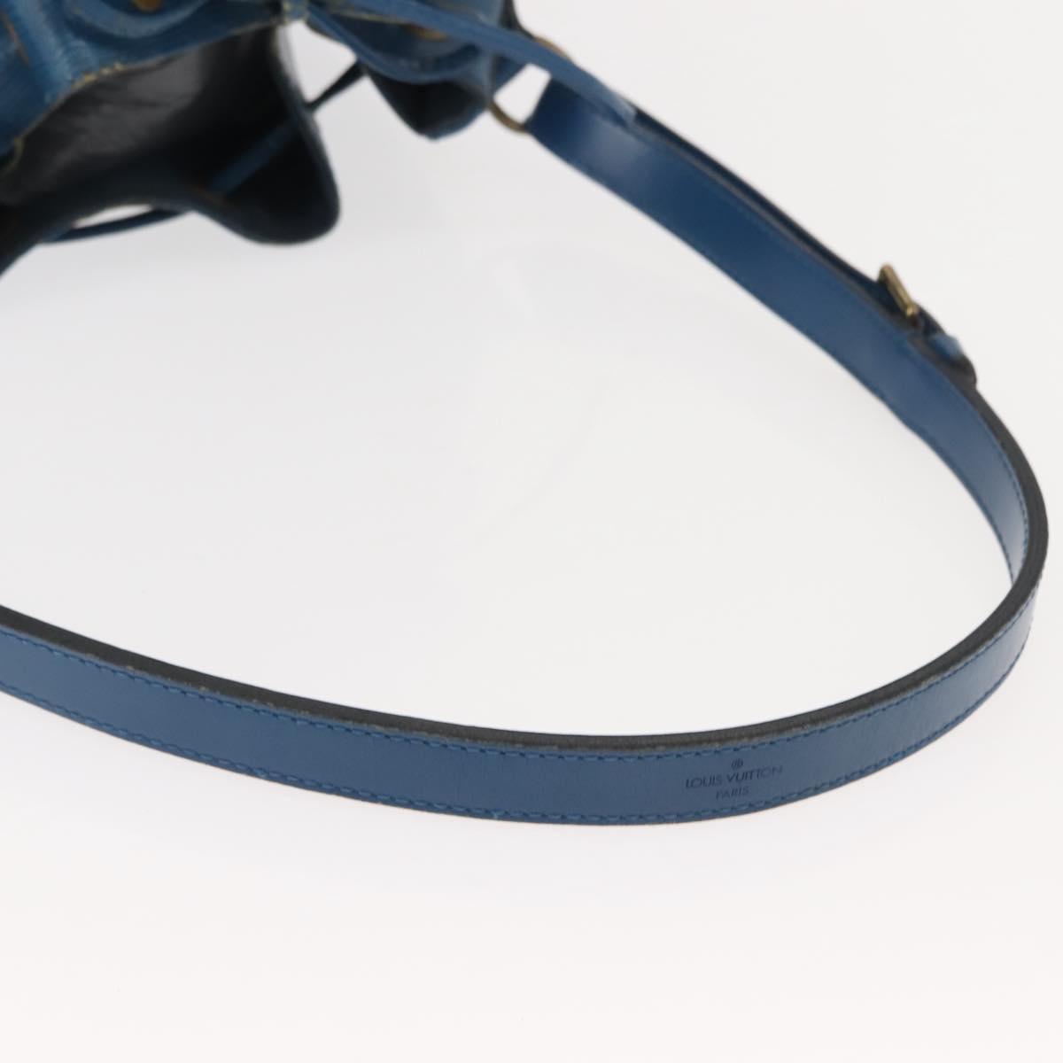 LOUIS VUITTON Epi Petit Noe Shoulder Bag Blue M44105 LV Auth BA7430