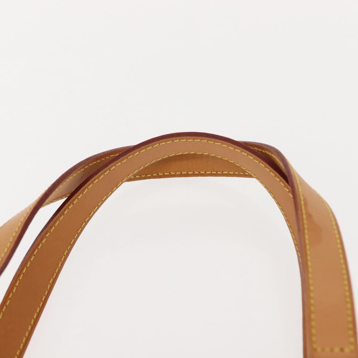 LOUIS VUITTON Monogram Vernis Houston Hand Bag Gris M91053 LV Auth BA7434