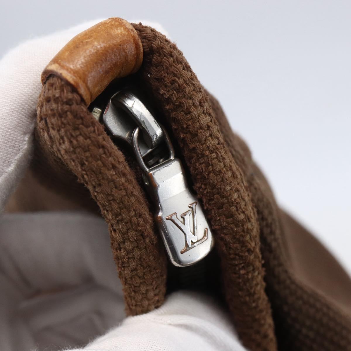 LOUIS VUITTON LV Cup Cabas MM Antigua Tote Bag Brown M80663 LV Auth BA7449