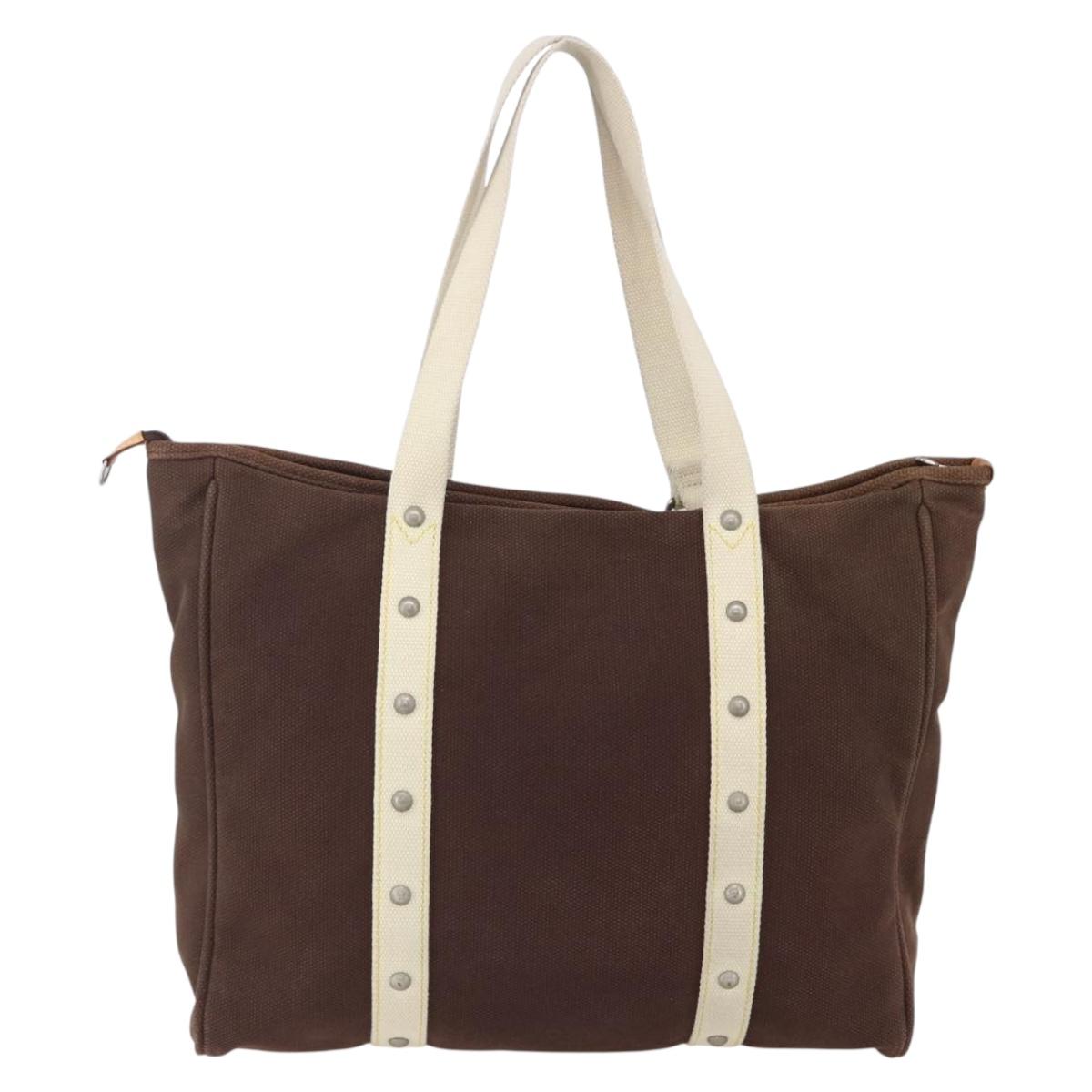 LOUIS VUITTON LV Cup Cabas MM Antigua Tote Bag Brown M80663 LV Auth BA7449