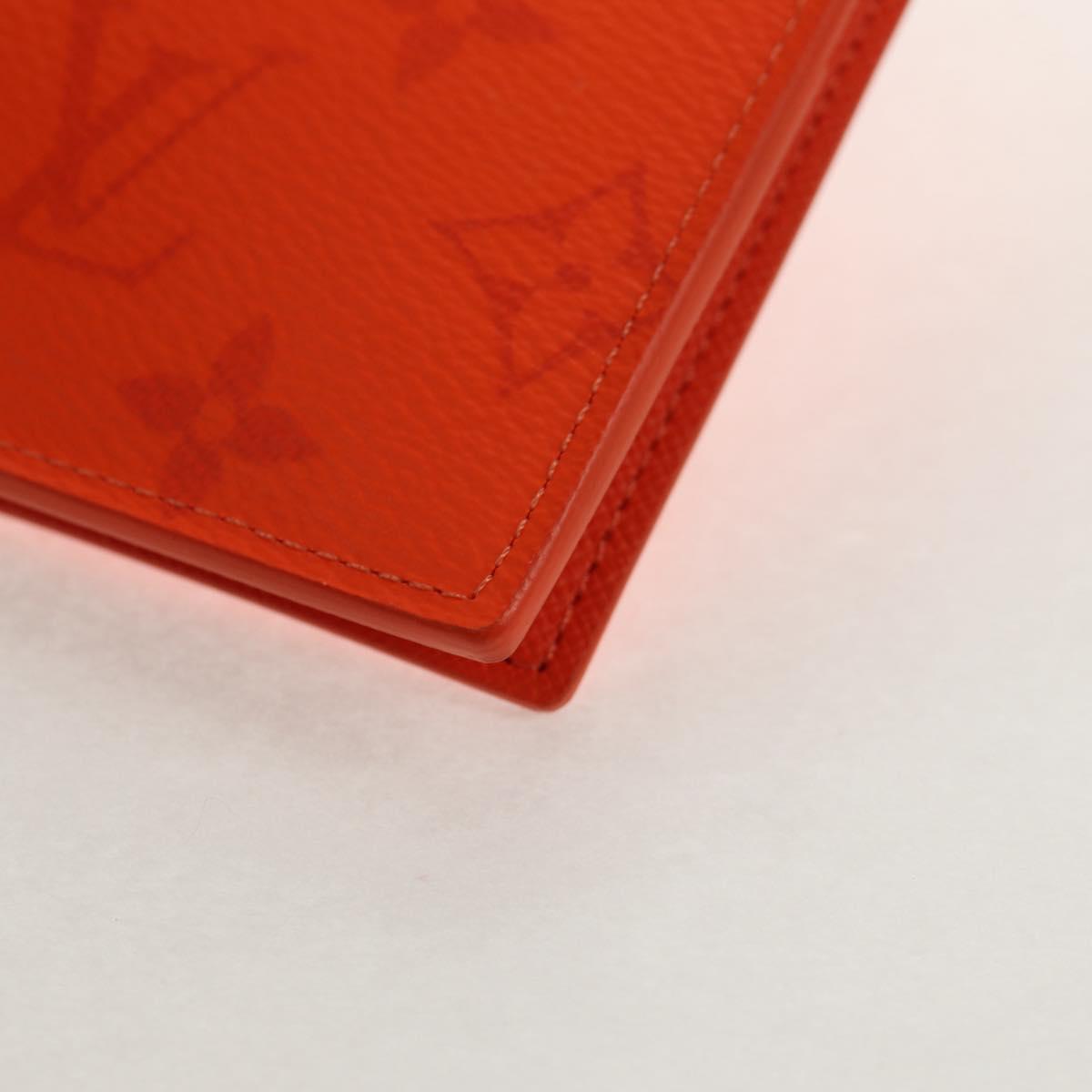 LOUIS VUITTON Tiger Lama Monogram Couverture Passpole NM R97917 Auth BA7451V
