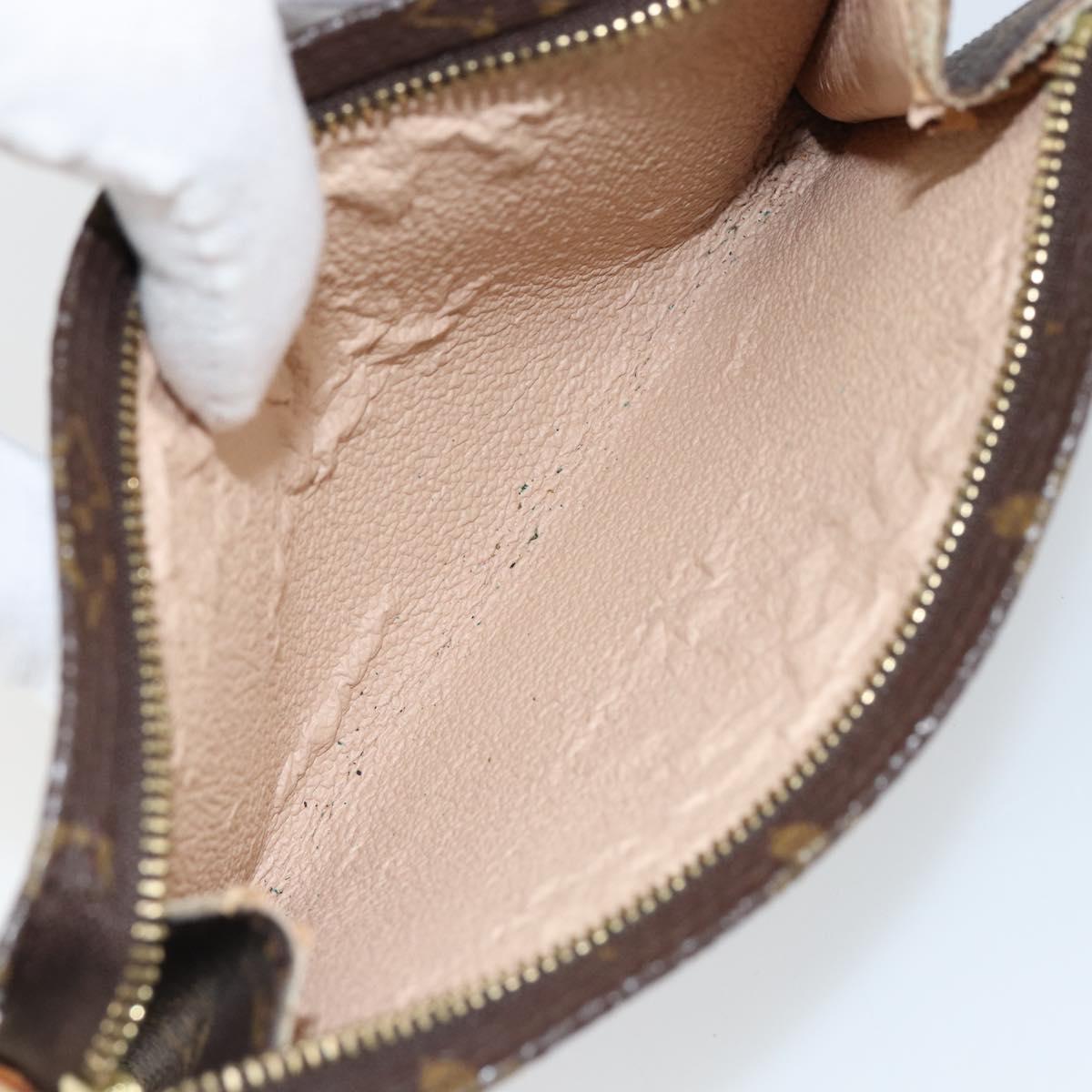 LOUIS VUITTON Monogram Bucket PM Accessory Pouch LV Auth BA7528