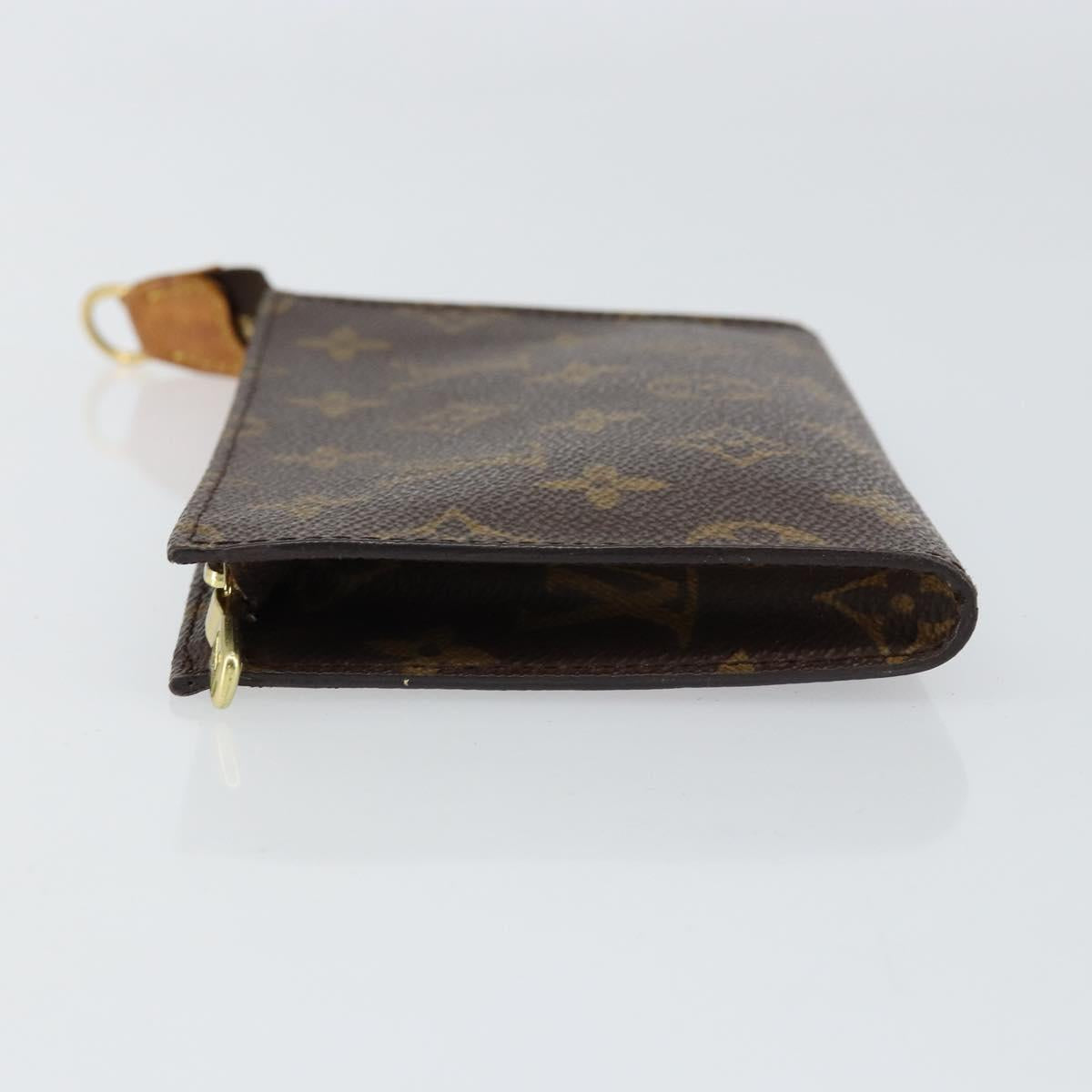 LOUIS VUITTON Monogram Bucket PM Accessory Pouch LV Auth BA7528