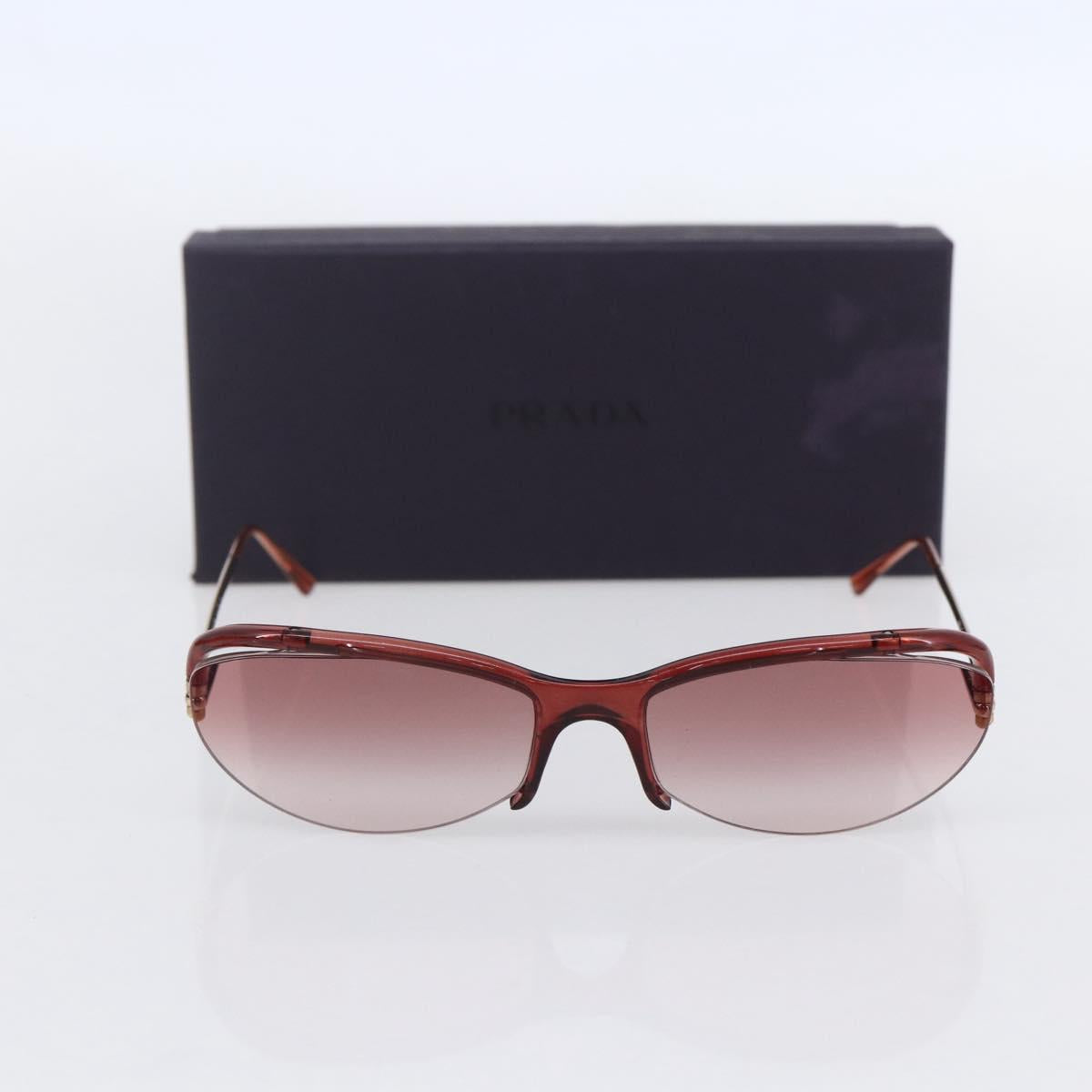 PRADA Sunglasses plastic Pink Auth BA7564