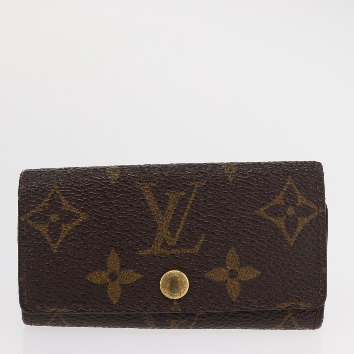 LOUIS VUITTON Monogram Pouch 2 Set LV Auth BA7575