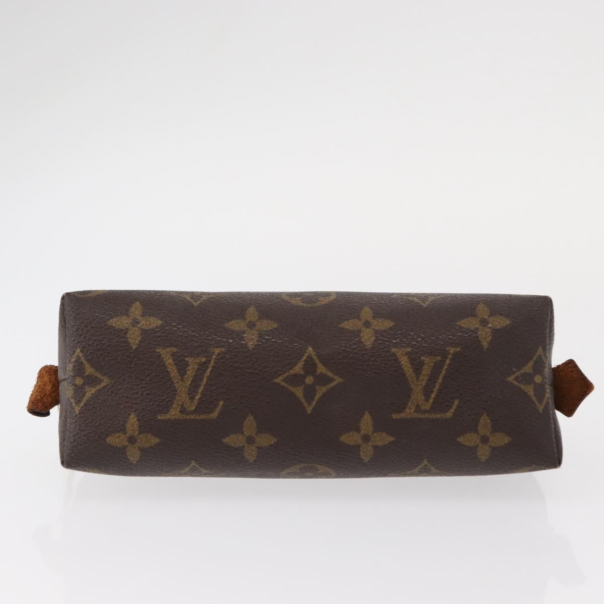 LOUIS VUITTON Monogram Pouch 2 Set LV Auth BA7575