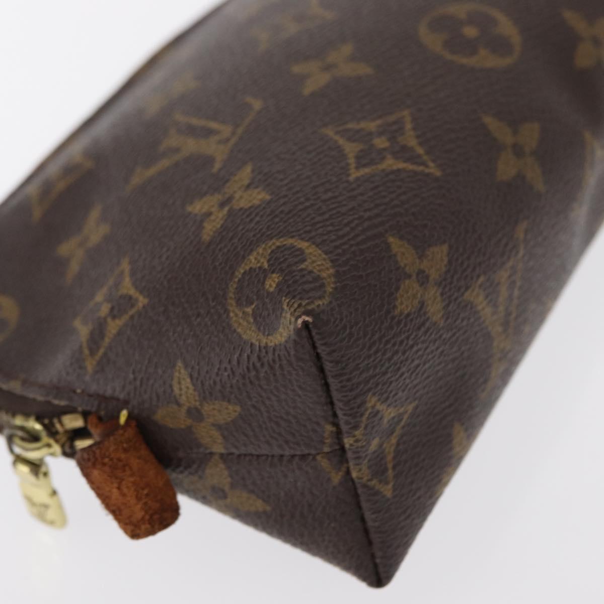 LOUIS VUITTON Monogram Pouch 2 Set LV Auth BA7575