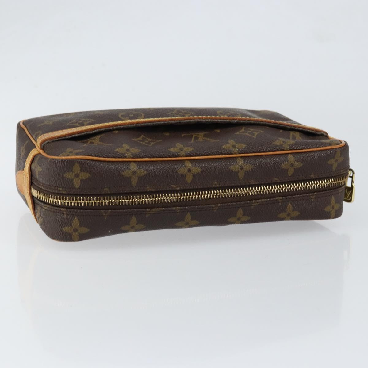 LOUIS VUITTON Monogram Compiegne 23 Clutch Bag M51847 LV Auth BA7578
