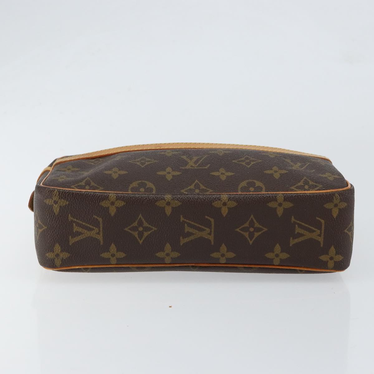 LOUIS VUITTON Monogram Compiegne 23 Clutch Bag M51847 LV Auth BA7578