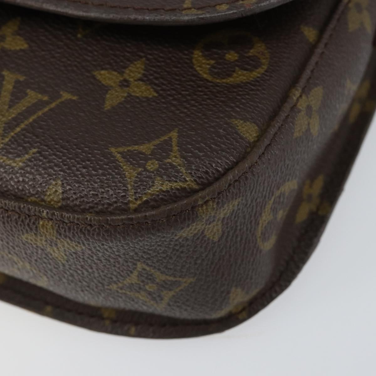 LOUIS VUITTON Monogram Saint Cloud MM Shoulder Bag M51243 LV Auth BA7579