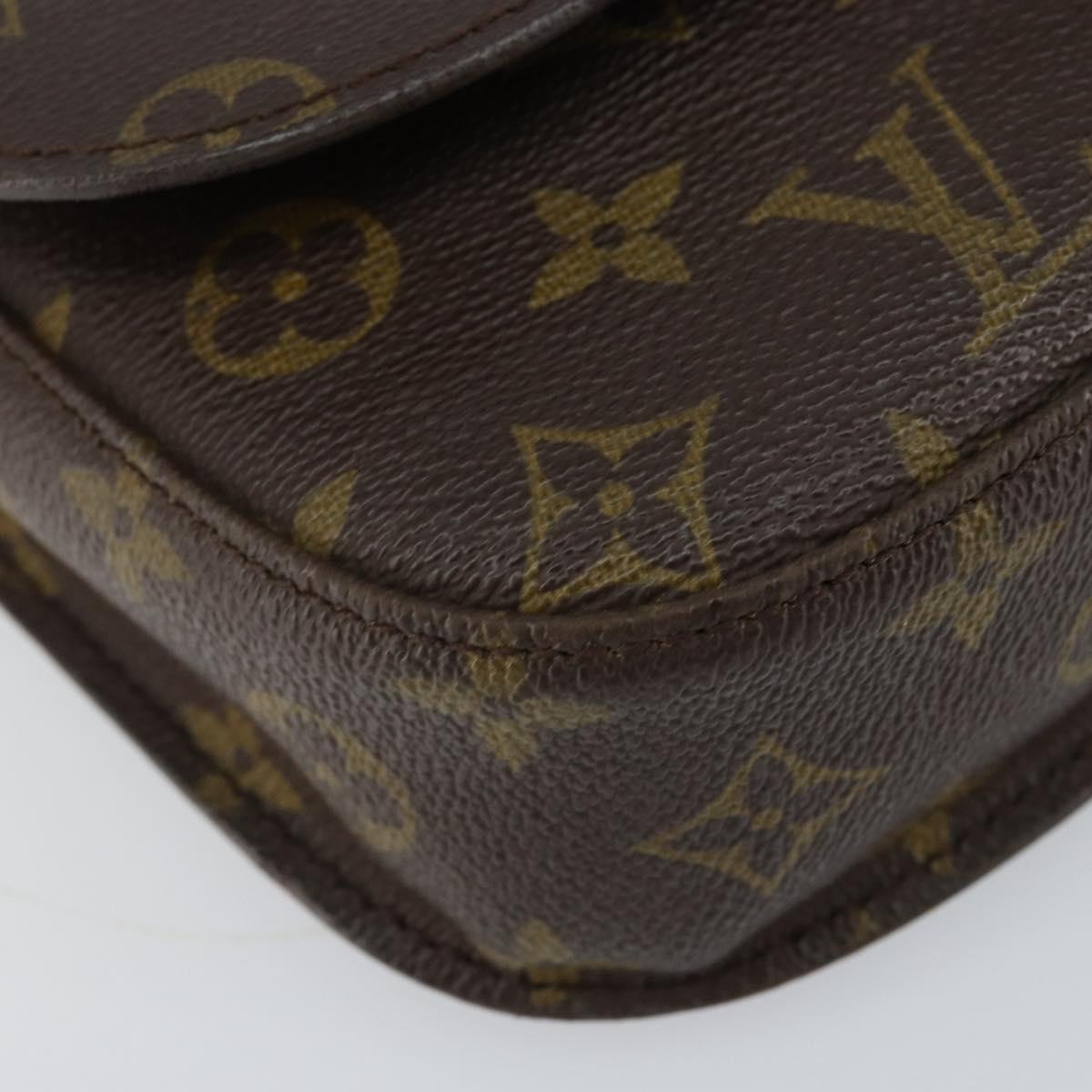 LOUIS VUITTON Monogram Saint Cloud MM Shoulder Bag M51243 LV Auth BA7579
