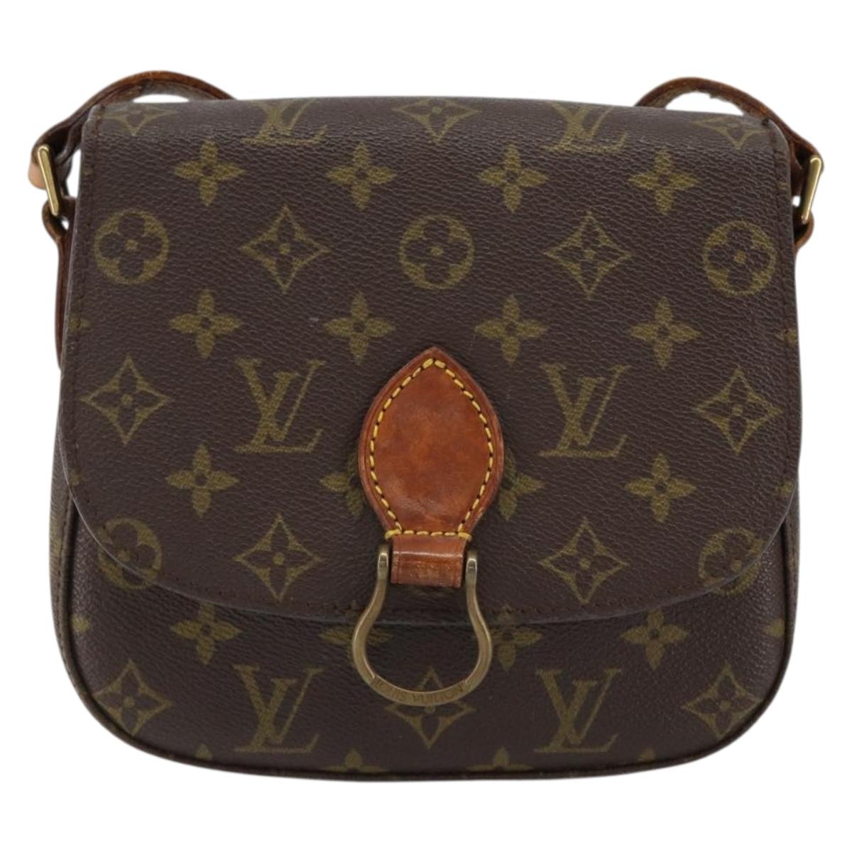 LOUIS VUITTON Monogram Saint Cloud MM Shoulder Bag M51243 LV Auth BA7579