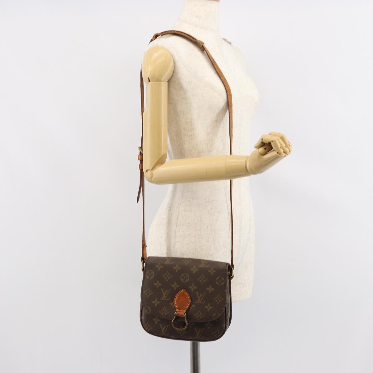 LOUIS VUITTON Monogram Saint Cloud MM Shoulder Bag M51243 LV Auth BA7579