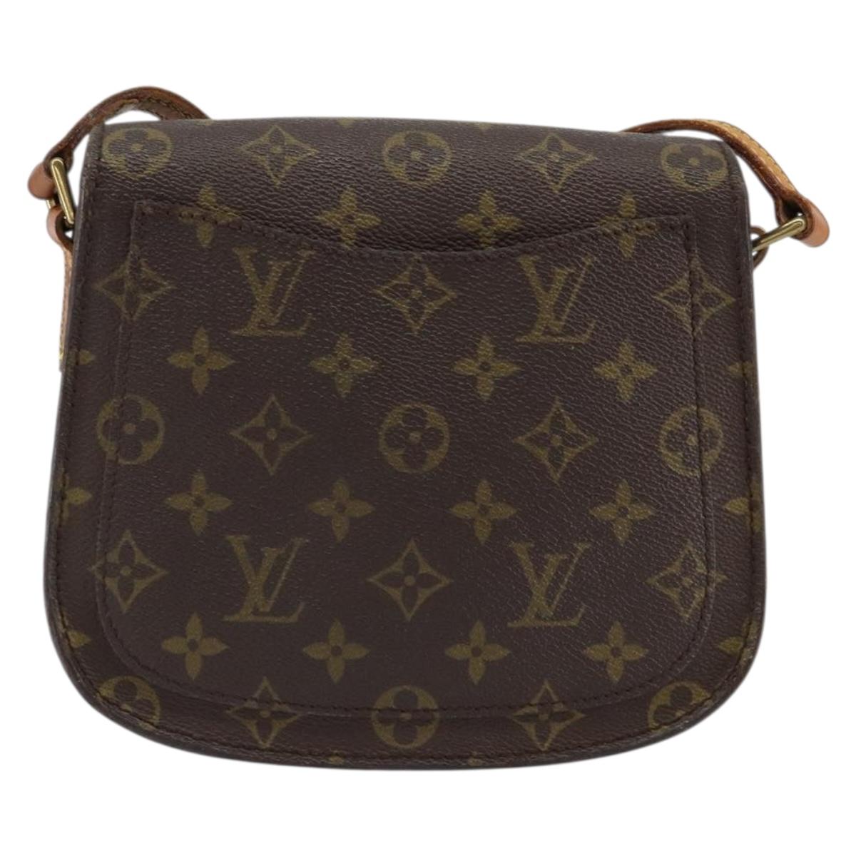 LOUIS VUITTON Monogram Saint Cloud MM Shoulder Bag M51243 LV Auth BA7579