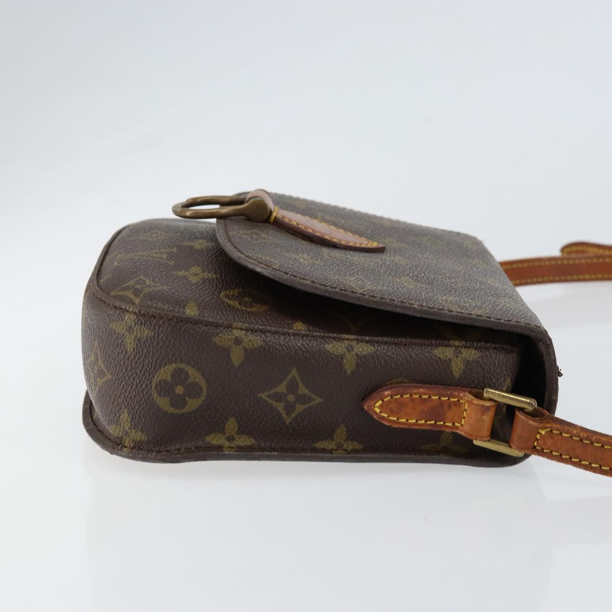LOUIS VUITTON Monogram Saint Cloud MM Shoulder Bag M51243 LV Auth BA7579