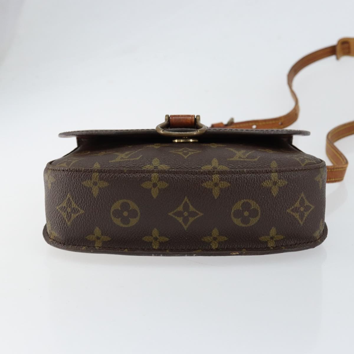 LOUIS VUITTON Monogram Saint Cloud MM Shoulder Bag M51243 LV Auth BA7579