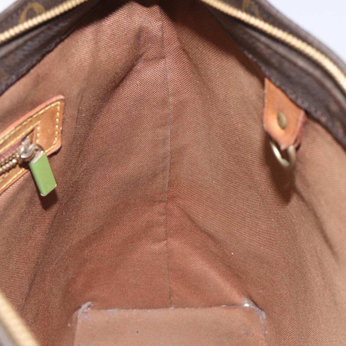 LOUIS VUITTON Monogram Cabas Piano Tote Bag M51148 LV Auth BA758