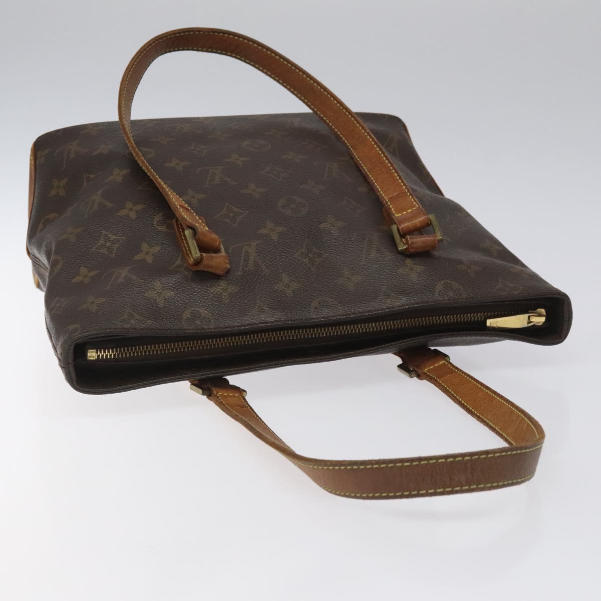 LOUIS VUITTON Monogram Cabas Piano Tote Bag M51148 LV Auth BA758