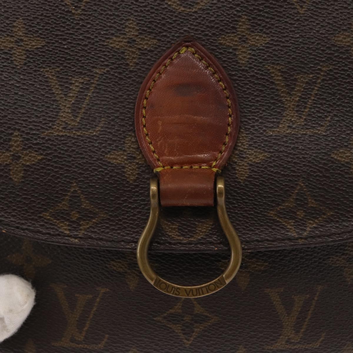 LOUIS VUITTON Monogram Saint Cloud MM Shoulder Bag M51243 LV Auth BA7580