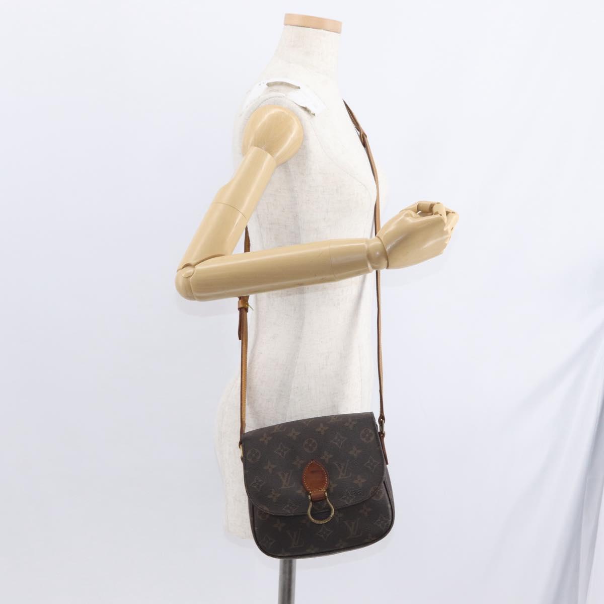 LOUIS VUITTON Monogram Saint Cloud MM Shoulder Bag M51243 LV Auth BA7580