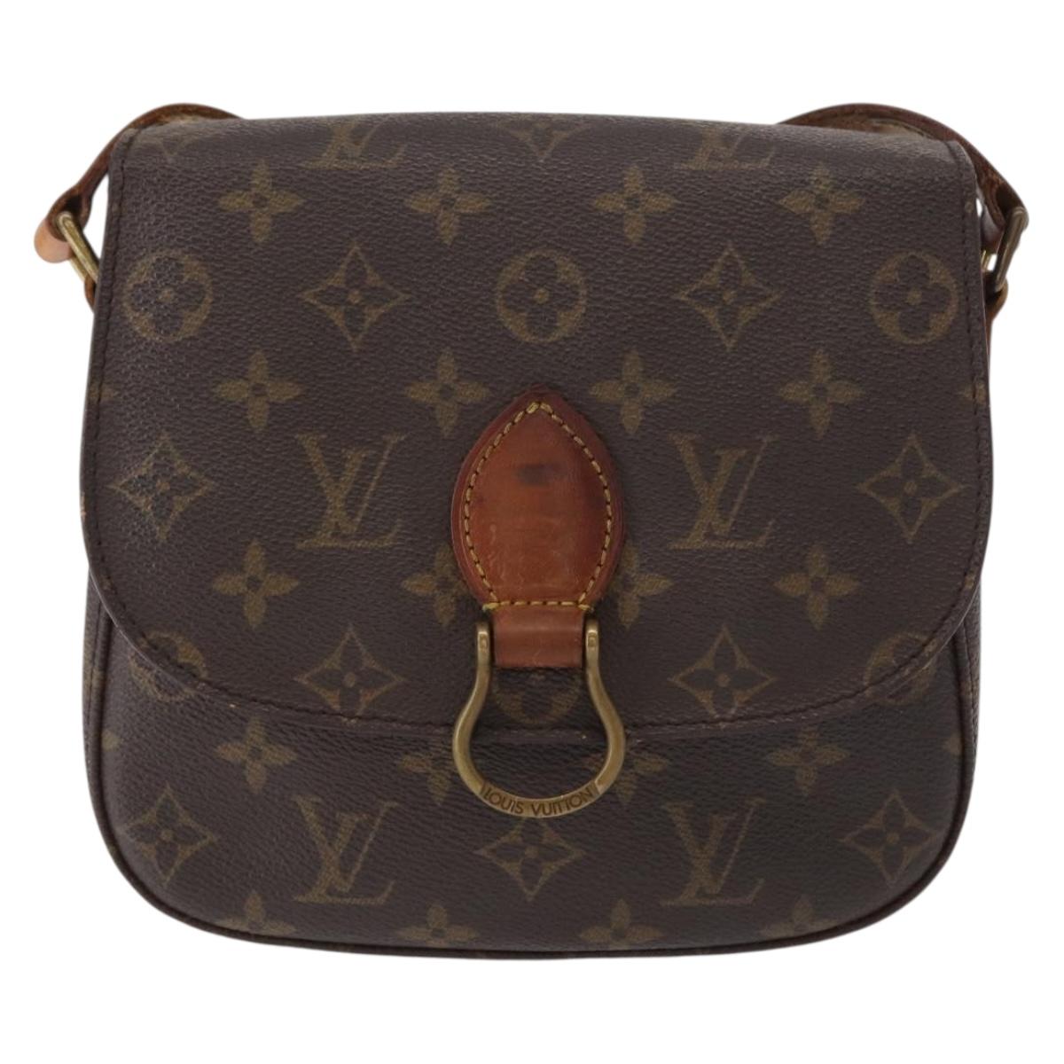 LOUIS VUITTON Monogram Saint Cloud MM Shoulder Bag M51243 LV Auth BA7580