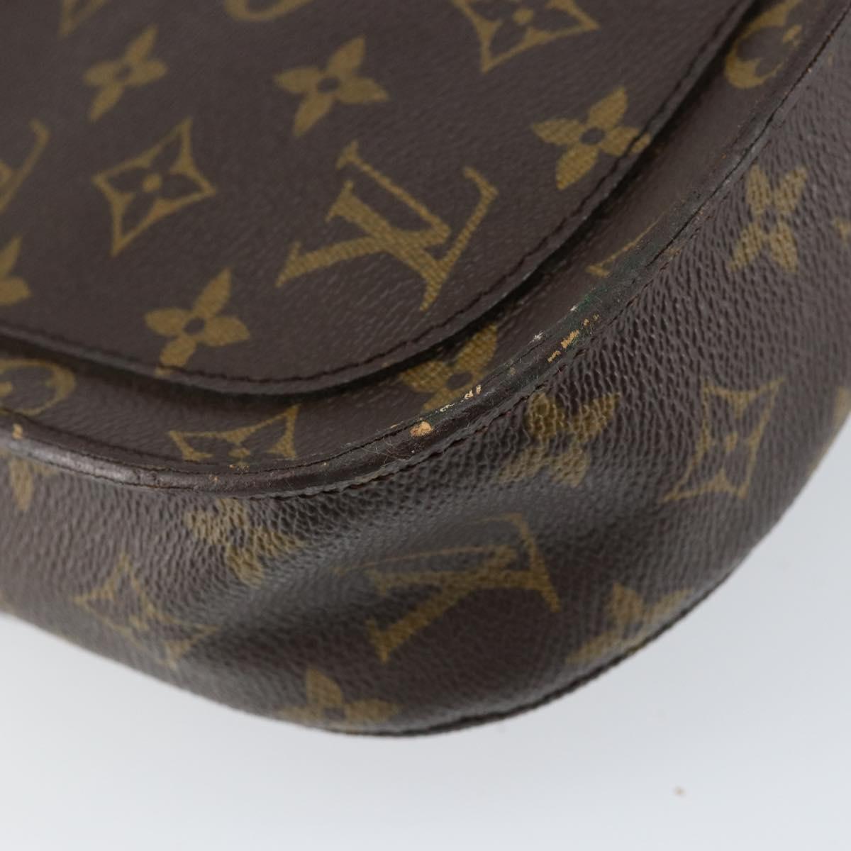 LOUIS VUITTON Monogram Saint Cloud GM Shoulder Bag M51242 LV Auth BA7581