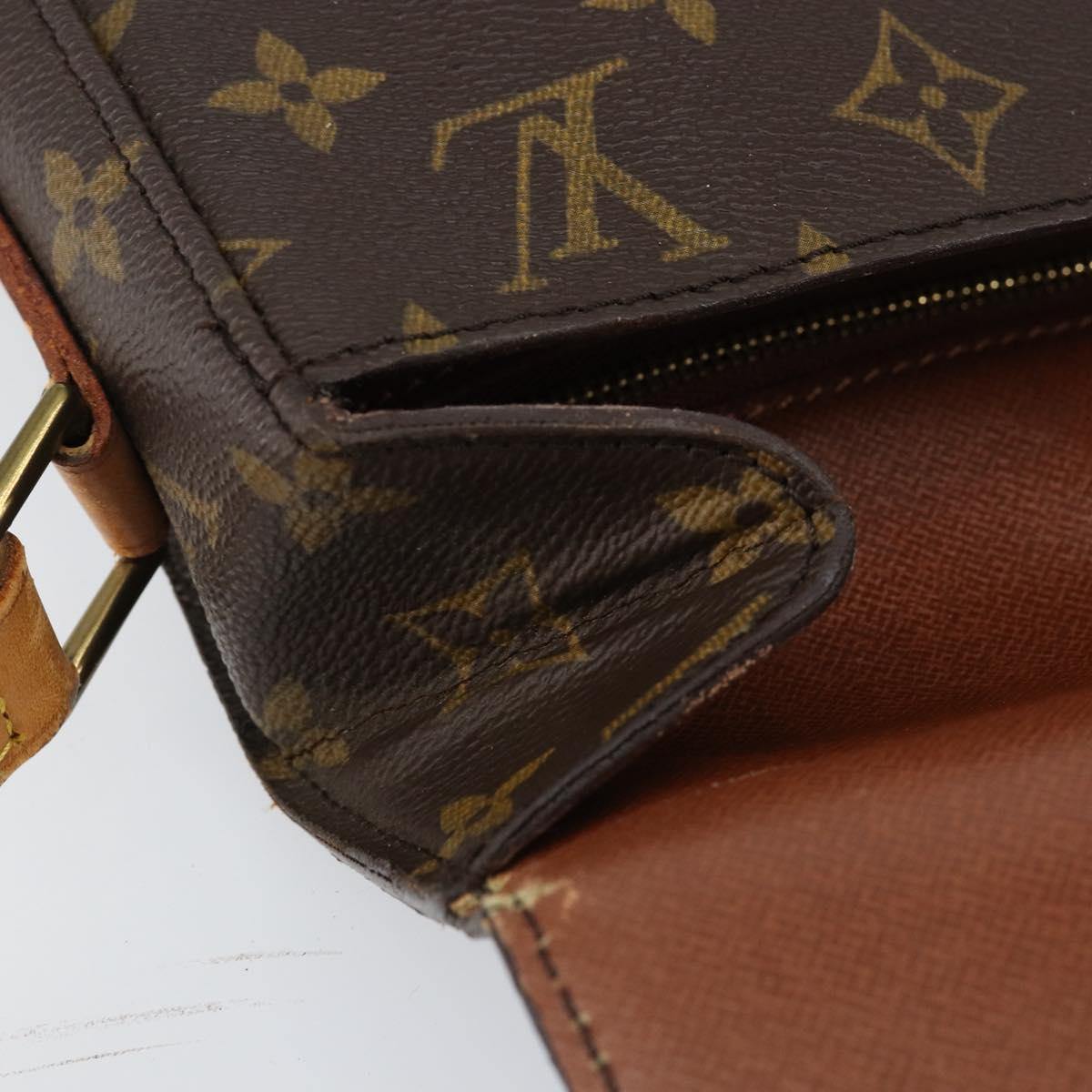 LOUIS VUITTON Monogram Saint Cloud GM Shoulder Bag M51242 LV Auth BA7581