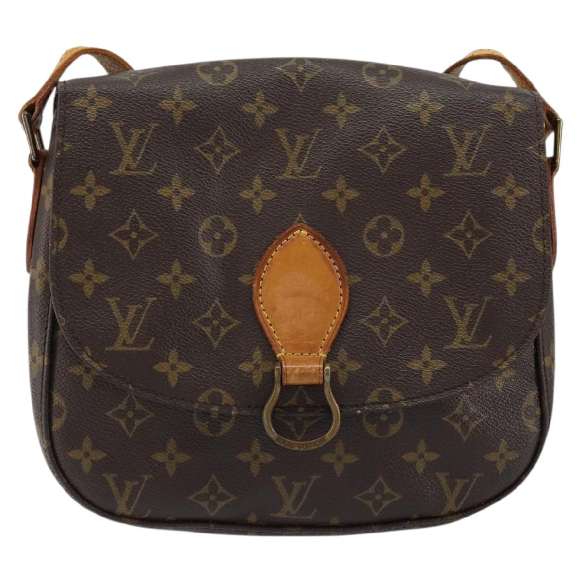 LOUIS VUITTON Monogram Saint Cloud GM Shoulder Bag M51242 LV Auth BA7581