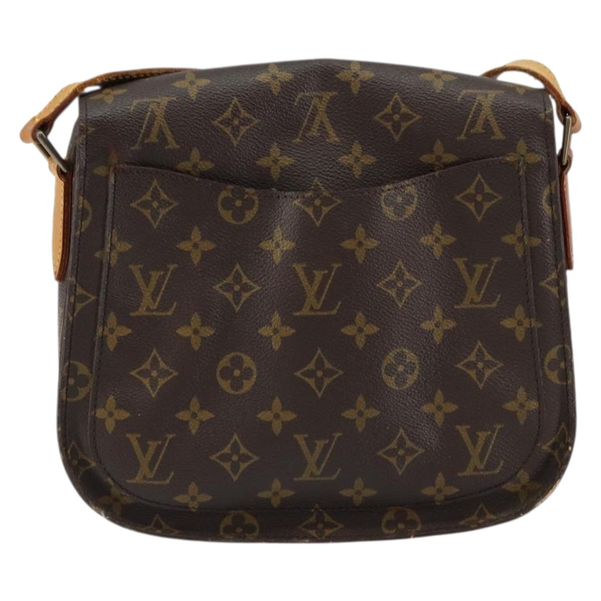 LOUIS VUITTON Monogram Saint Cloud GM Shoulder Bag M51242 LV Auth BA7582