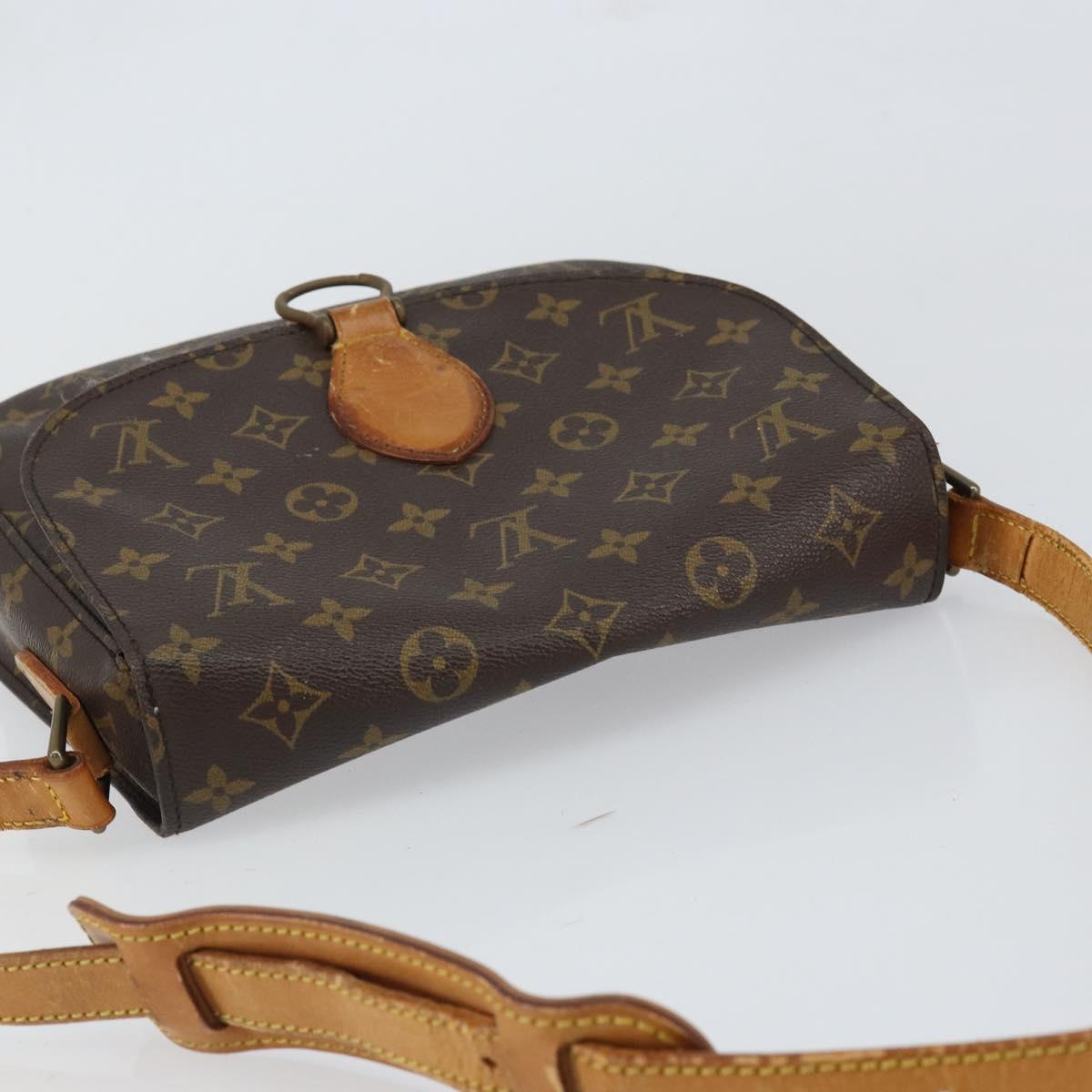 LOUIS VUITTON Monogram Saint Cloud GM Shoulder Bag M51242 LV Auth BA7582
