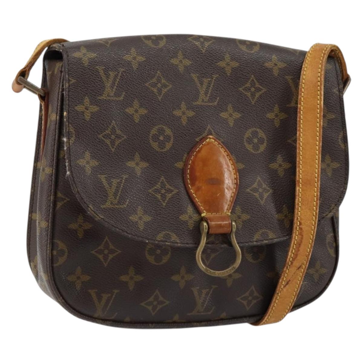 LOUIS VUITTON Monogram Saint Cloud GM Shoulder Bag M51242 LV Auth BA7583